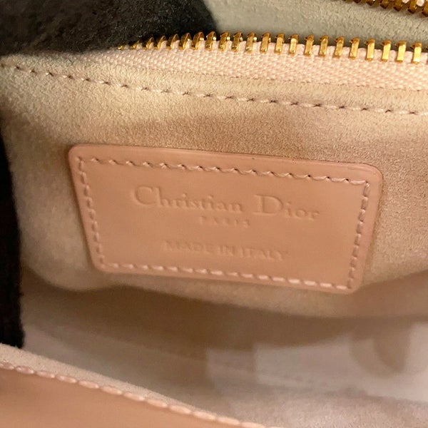 クリスチャン・ディオール ハンドバッグ レディディオール カナージュ ミニ パテントレザー M0505OWCB 2way