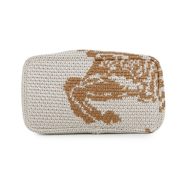 バーバリー ショルダーバッグ EKD クロシェバッグ ビスコース 8109266 BURBERRY 白