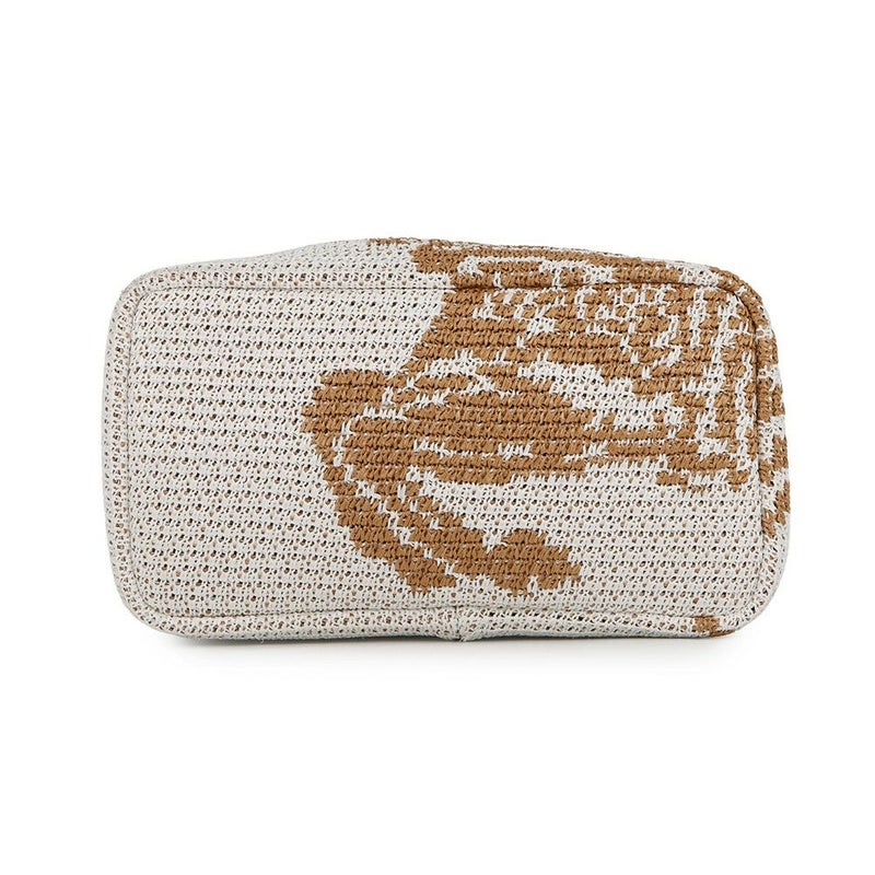 バーバリー ショルダーバッグ EKD クロシェバッグ ビスコース 8109266 BURBERRY 白