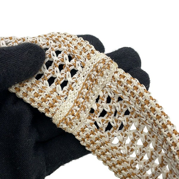 バーバリー ショルダーバッグ EKD クロシェバッグ ビスコース 8109266 BURBERRY 白