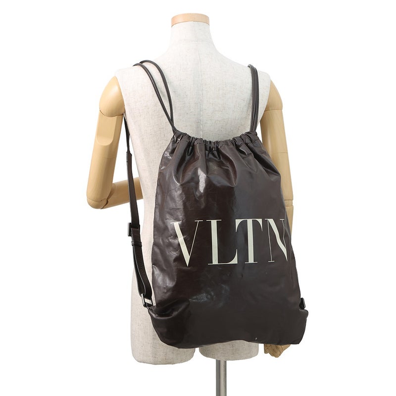 ヴァレンティノ リュック VLTNロゴ バックパック レザー VALENTINO ナップサック