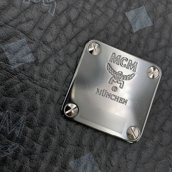 エムシーエム トートバッグ ヴィセトス レザー MWPS5AVI38BK001 MCM 黒