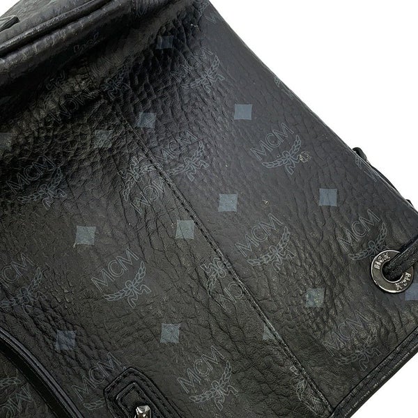 エムシーエム トートバッグ ヴィセトス レザー MWPS5AVI38BK001 MCM 黒