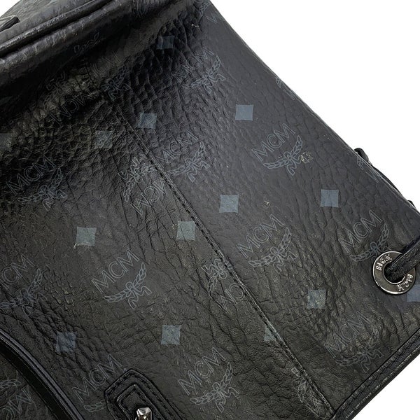 エムシーエム トートバッグ ヴィセトス レザー MWPS5AVI38BK001 MCM 黒