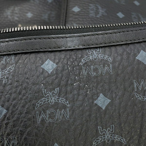 エムシーエム トートバッグ ヴィセトス レザー MWPS5AVI38BK001 MCM 黒