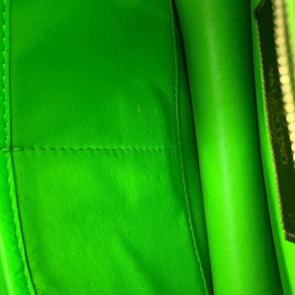 ヴァレンティノ・ガラヴァーニ チェーンショルダーバッグ グラムロック カモフラージュ キャンバス レザー VALENTINO