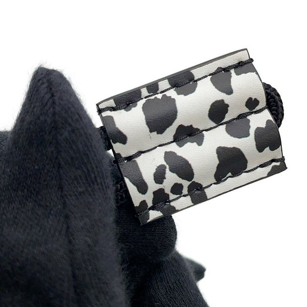 ヴァレンティノ・ガラヴァーニ スマホケース VLTNロゴ レオパード レザー WY0P0T13MHK VALENTINO 黒 白