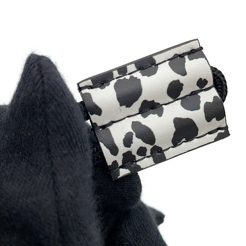 ヴァレンティノ・ガラヴァーニ スマホケース VLTNロゴ レオパード レザー WY0P0T13MHK VALENTINO 黒 白