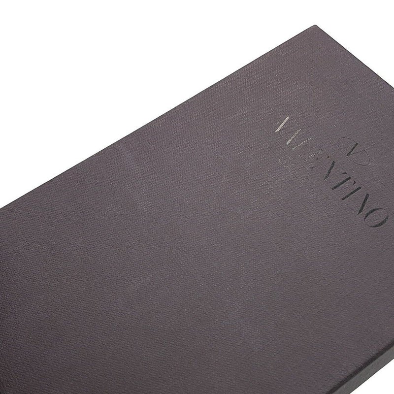 ヴァレンティノ・ガラヴァーニ スマホケース VLTNロゴ レオパード レザー WY0P0T13MHK VALENTINO 黒 白