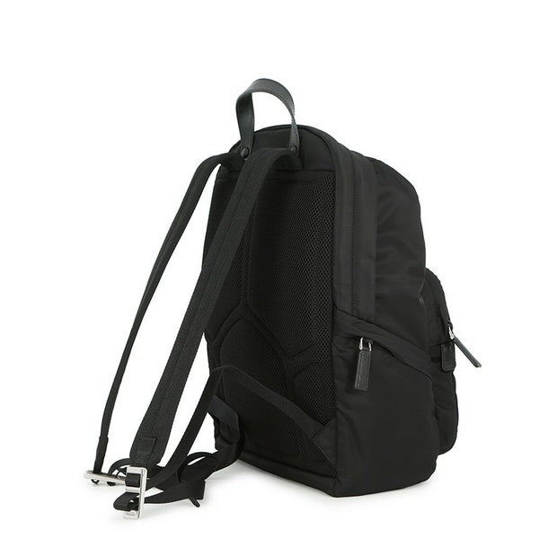 プラダ リュック Re-Nylon x サフィアーノ バックパック ナイロン 2VZ104 PRADA バッグ リュックサック 黒