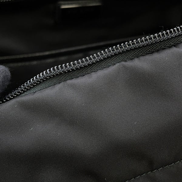 プラダ リュック Re-Nylon x サフィアーノ バックパック ナイロン 2VZ104 PRADA バッグ リュックサック 黒