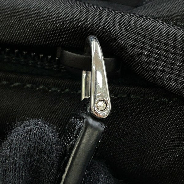 プラダ リュック Re-Nylon x サフィアーノ バックパック ナイロン 2VZ104 PRADA バッグ リュックサック 黒