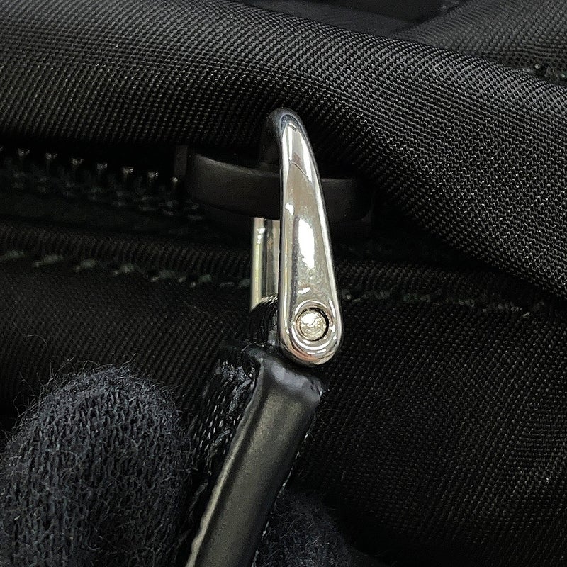 プラダ リュック Re-Nylon x サフィアーノ バックパック ナイロン 2VZ104 PRADA バッグ リュックサック 黒