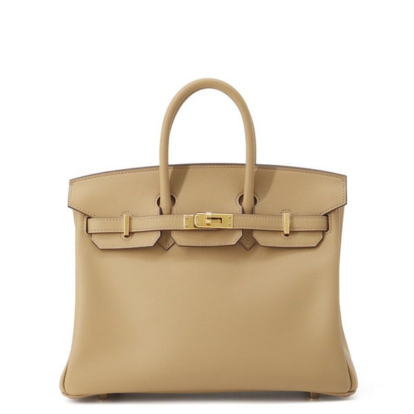エルメス バーキン25 ビスキュイ/ゴールド金具 スイフト K刻印 HERMES Birkin ハンドバッグ