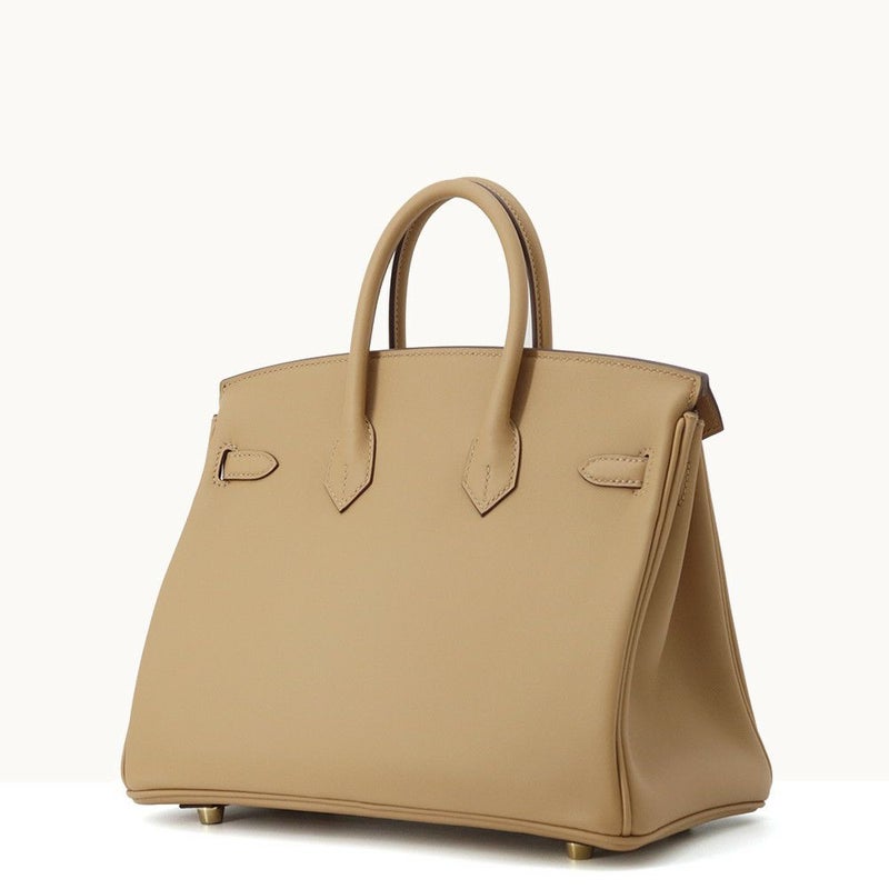 エルメス バーキン25 ビスキュイ/ゴールド金具 スイフト K刻印 HERMES Birkin ハンドバッグ