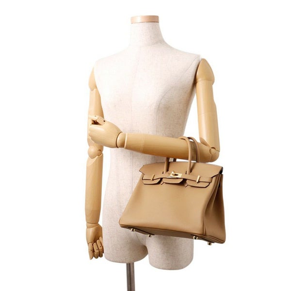 エルメス バーキン25 ビスキュイ/ゴールド金具 スイフト K刻印 HERMES Birkin ハンドバッグ