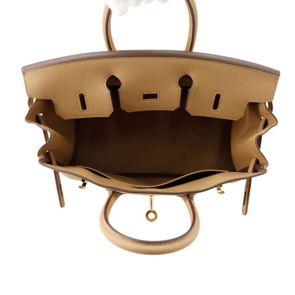 エルメス バーキン25 ビスキュイ/ゴールド金具 スイフト K刻印 HERMES Birkin ハンドバッグ