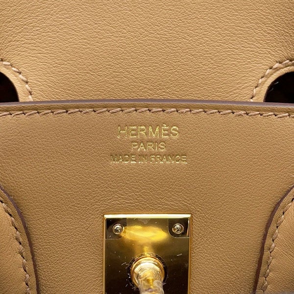 エルメス バーキン25 ビスキュイ/ゴールド金具 スイフト K刻印 HERMES Birkin ハンドバッグ