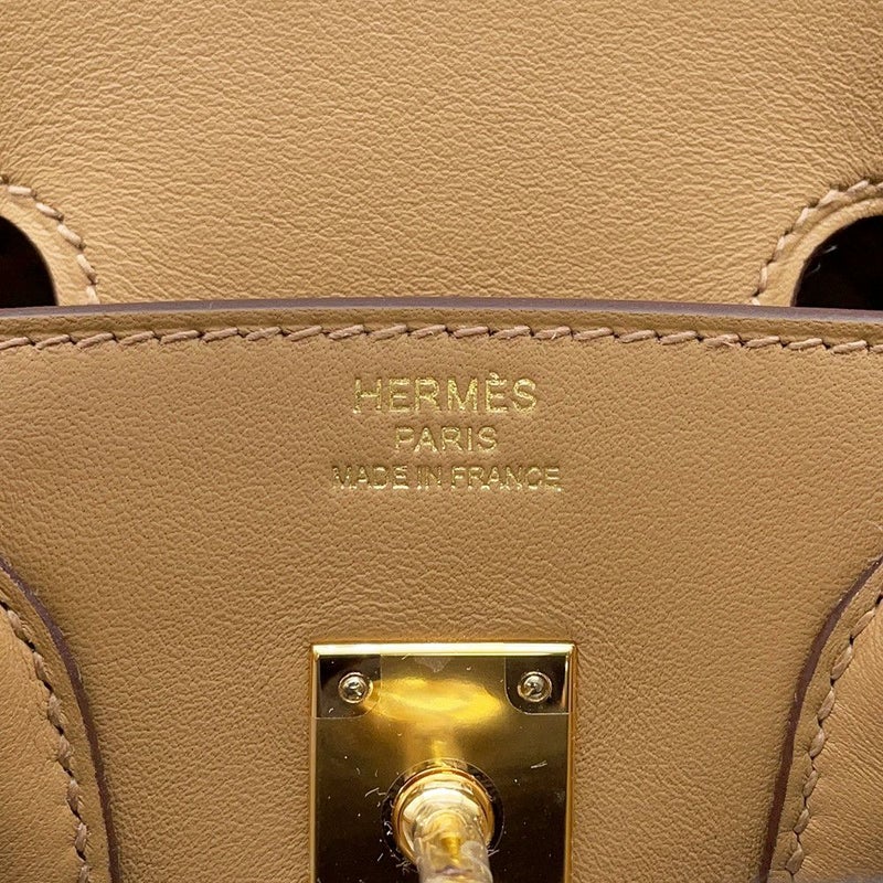 エルメス バーキン25 ビスキュイ/ゴールド金具 スイフト K刻印 HERMES Birkin ハンドバッグ