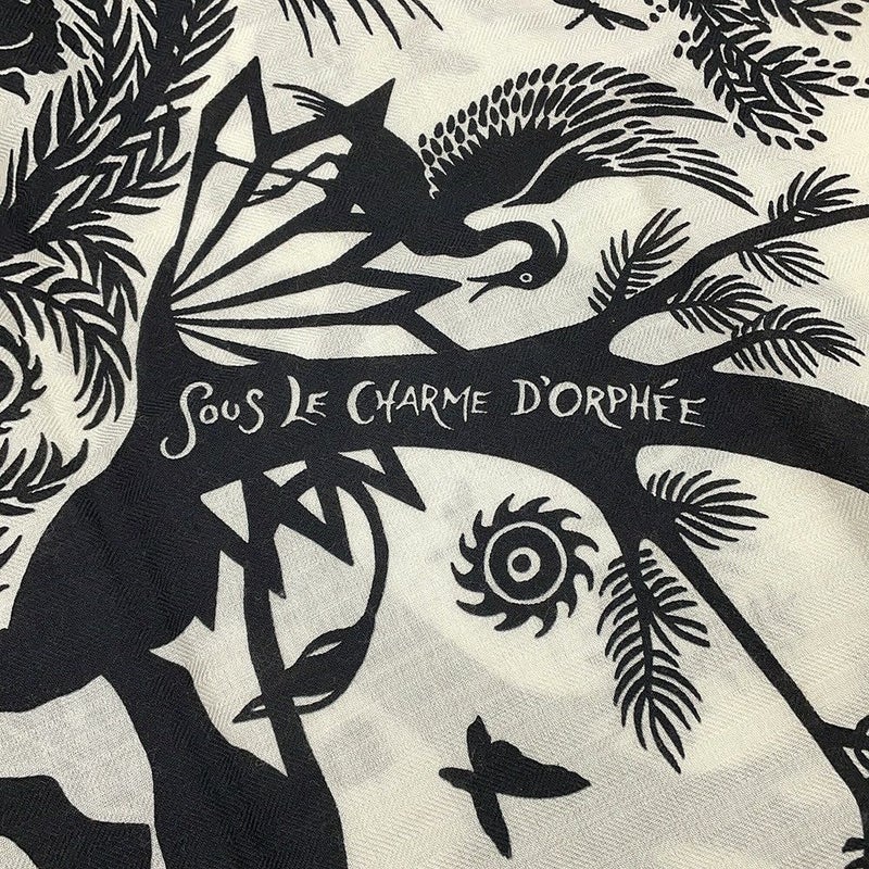 エルメス ストール カレ140 カレジェアン オルフェウスの魅力に誘われて Sous le Charme d'Orphee HERMES 2024年秋冬