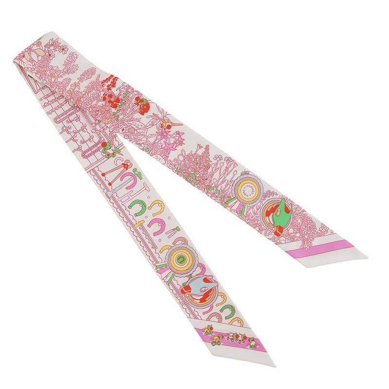 エルメス スカーフ ツイリー ポニー・ピット・ストップ Pony Pit Stop HERMES シルクツイル 2025年秋冬