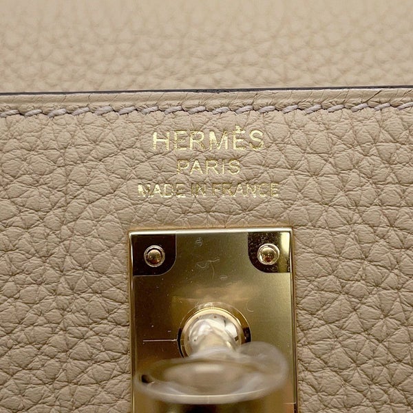 エルメス ハンドバッグ ケリー25 内縫い トレンチ/シャンパンゴールド金具 トゴ K刻印 ２wayショルダー