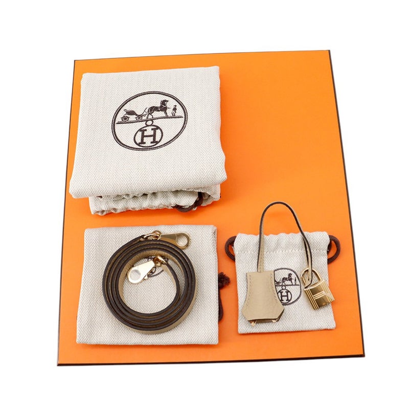 エルメス ハンドバッグ ケリー25 内縫い トレンチ/シャンパンゴールド金具 トゴ K刻印 ２wayショルダー