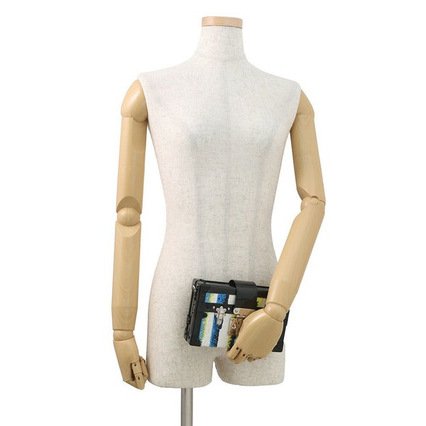 ルイヴィトン ショルダーバッグ パテント/スパンコール プティット・マル LOUIS VUITTON 2wayクラッチ ブラック 黒