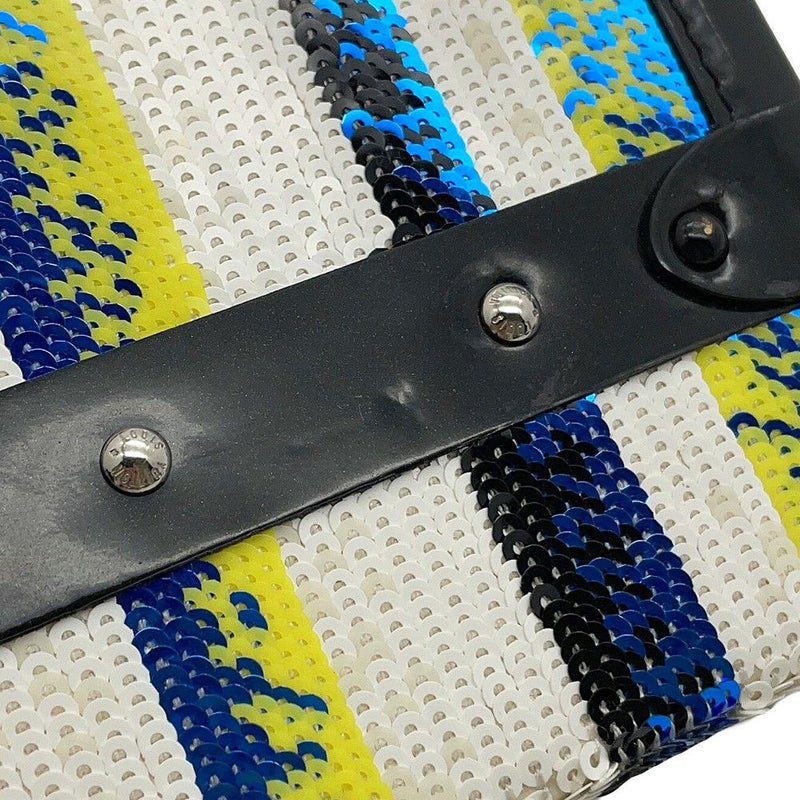 ルイヴィトン ショルダーバッグ パテント/スパンコール プティット・マル LOUIS VUITTON 2wayクラッチ ブラック 黒