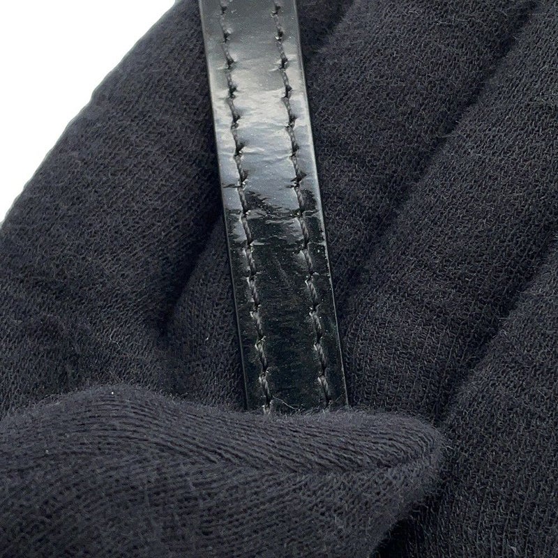 ルイヴィトン ショルダーバッグ パテント/スパンコール プティット・マル LOUIS VUITTON 2wayクラッチ ブラック 黒