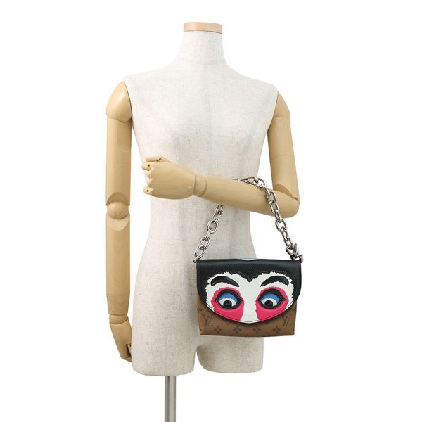 ルイヴィトン ショルダーバッグ モノグラム・リバース/エピ ポシェット・カブキマスク M43495 山本寛斎 歌舞伎 ハンドバッグ
