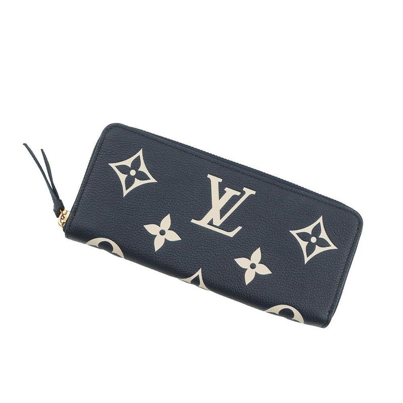 ルイヴィトン 長財布 バイカラー モノグラム・アンプラント ポルトフォイユ・クレマンス M83594 ヴィトン 財布 ラウンドファスナー