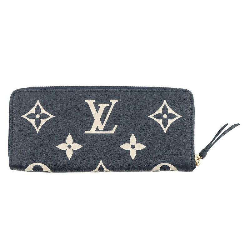 ルイヴィトン 長財布 バイカラー モノグラム・アンプラント ポルトフォイユ・クレマンス M83594 ヴィトン 財布 ラウンドファスナー