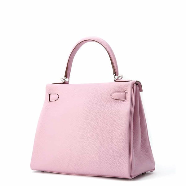 エルメス ケリー28 内縫い モーヴシルベストル/シルバー金具 トリヨンクレマンス U刻印 2wayショルダー