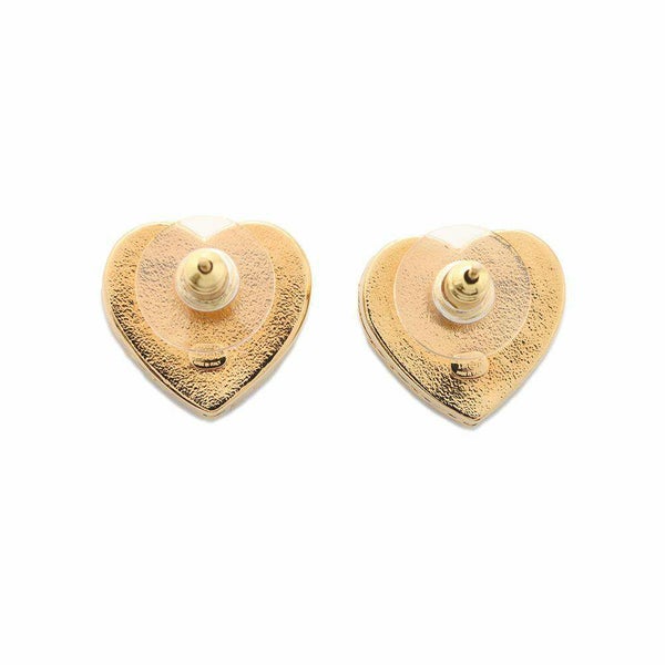 シャネル ピアス ハートモチーフ デニム ココマーク I24 P ABC742 CHANEL アクセサリー