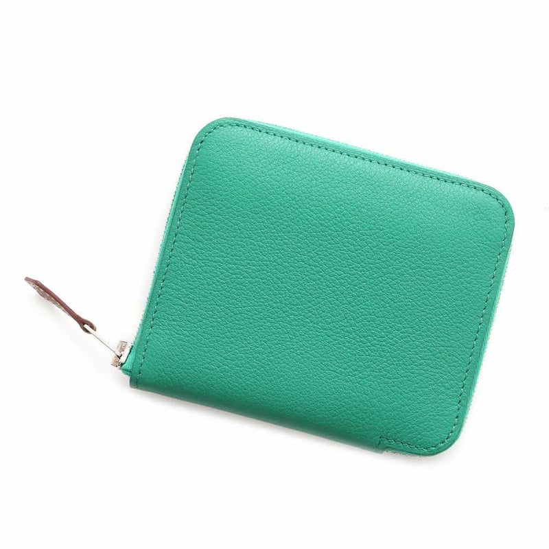 エルメス コインケース アザップコンパクト シルクイン ヴェールヴェルティゴ/シルバー金具 エバーカラー B刻印