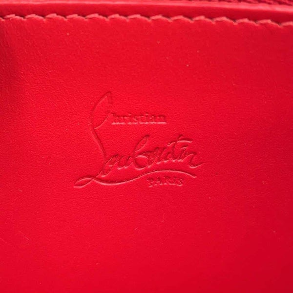 クリスチャン・ルブタン 長財布 パネトーネ スパイク スタッズ レザー 1175099 Christian Louboutin 黒