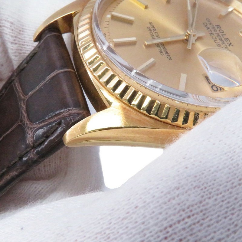 ロレックス デイトジャスト 74番 1601/8 ROLEX 腕時計 ウォッチ シャンパン文字盤