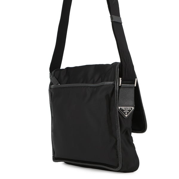 プラダ ショルダーバッグ メッセンジャーバッグ ナイロン PRADA 黒