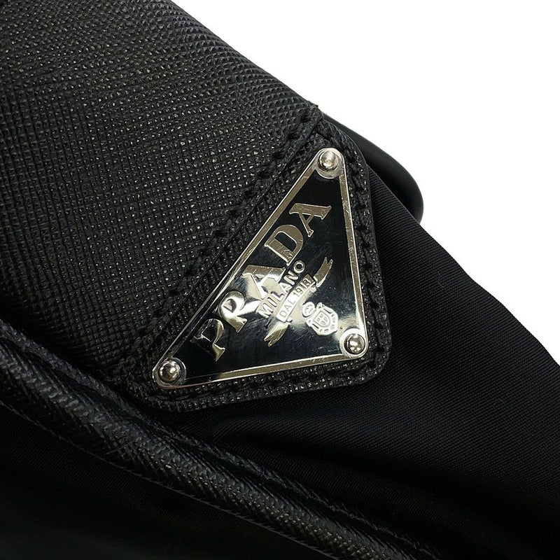 プラダ ショルダーバッグ メッセンジャーバッグ ナイロン PRADA 黒