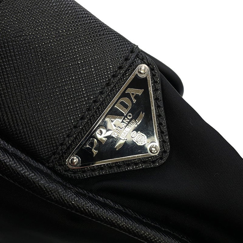 プラダ ショルダーバッグ メッセンジャーバッグ ナイロン PRADA 黒