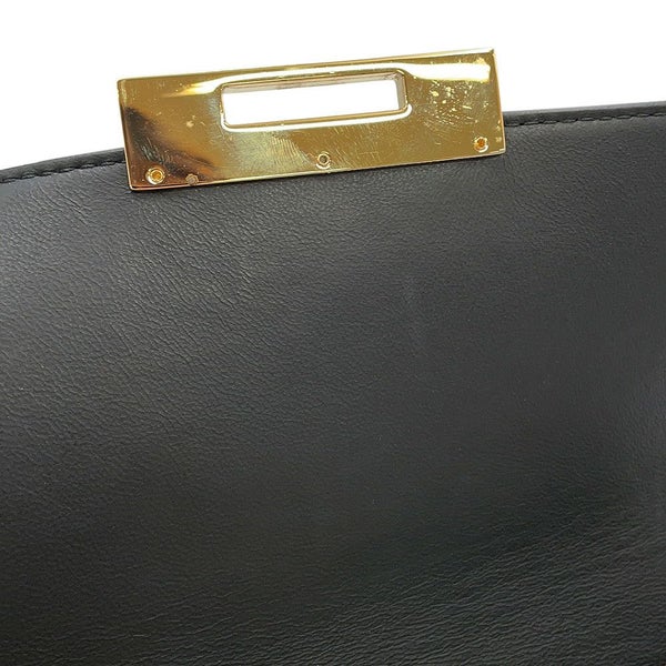 フェラガモ ハンドバッグ ガンチーニ レザー 21G008 Ferragamo 2way 黒