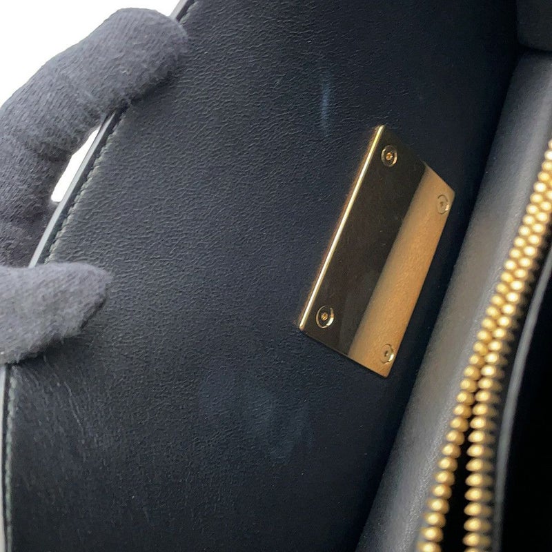 フェラガモ ハンドバッグ ガンチーニ レザー 21G008 Ferragamo 2way 黒