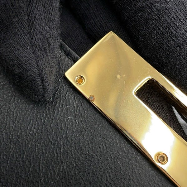 フェラガモ ハンドバッグ ガンチーニ レザー 21G008 Ferragamo 2way 黒