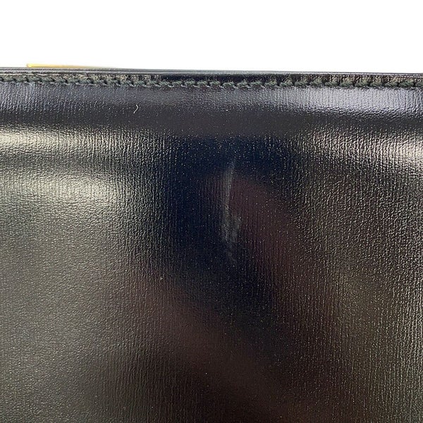 サルヴァトーレ・フェラガモ チェーンショルダーバッグ ガンチーニ クラシック レザー 218753 Ferragamo 黒