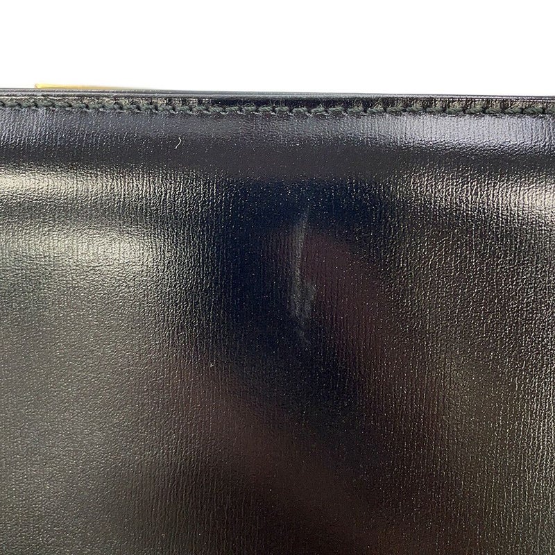 サルヴァトーレ・フェラガモ チェーンショルダーバッグ ガンチーニ クラシック レザー 218753 Ferragamo 黒