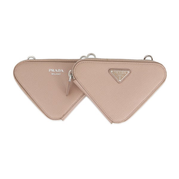 プラダ ショルダーバッグ サフィアーノ トライアングル ミニポーチ レザー 1NR015 PRADA 2way