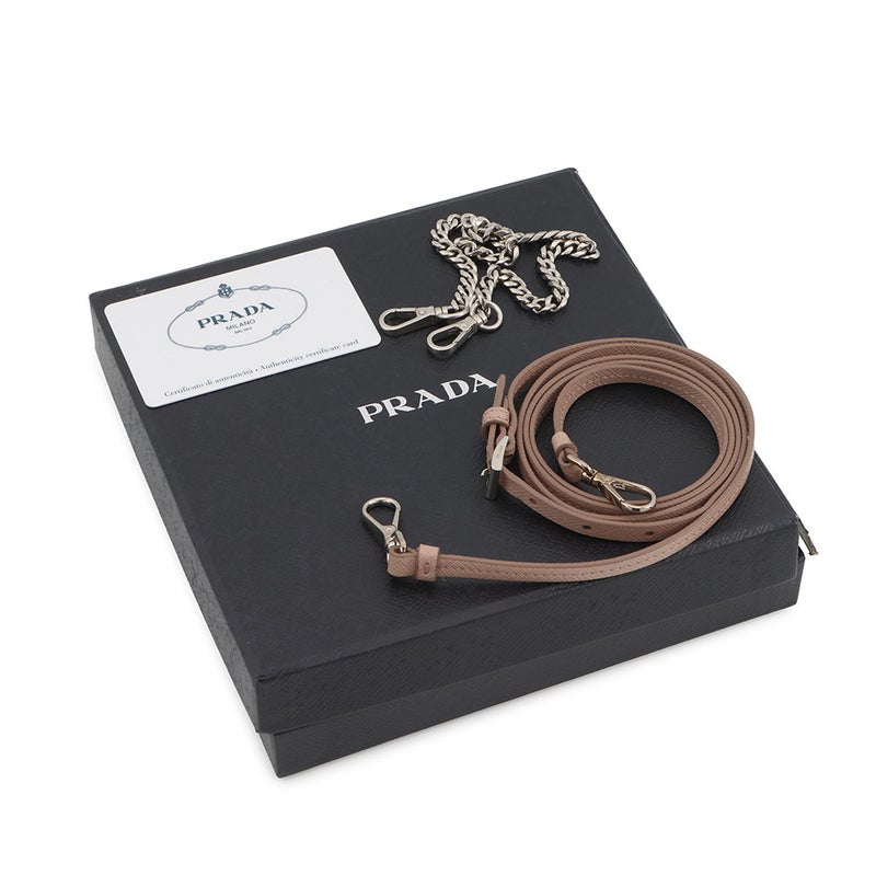 プラダ ショルダーバッグ サフィアーノ トライアングル ミニポーチ レザー 1NR015 PRADA 2way