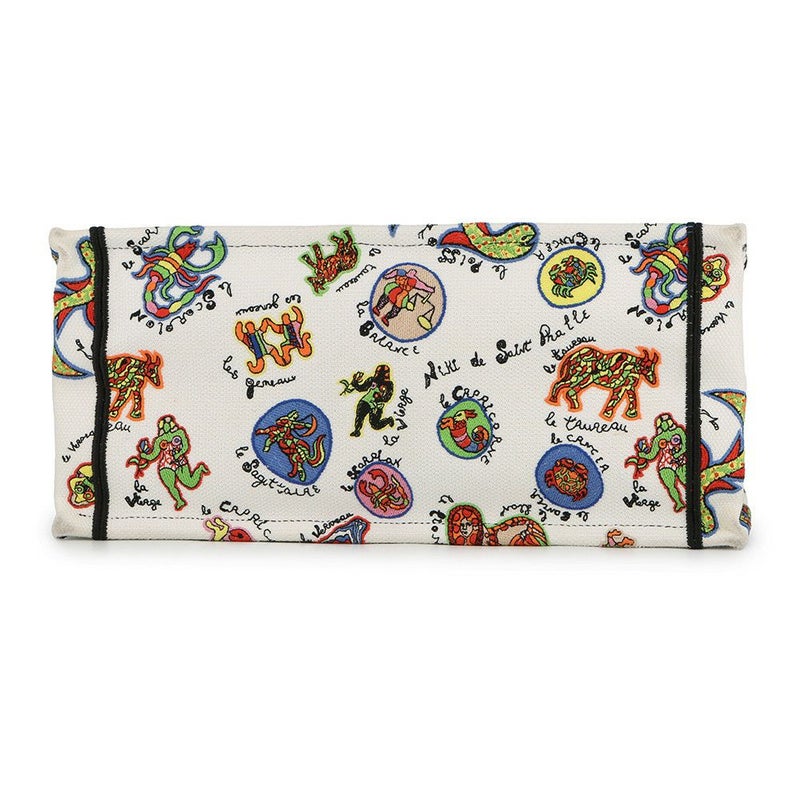 クリスチャン・ディオール トートバッグ ブックトート ニキ・ド・サンファル ミディアム Christian Dior 白