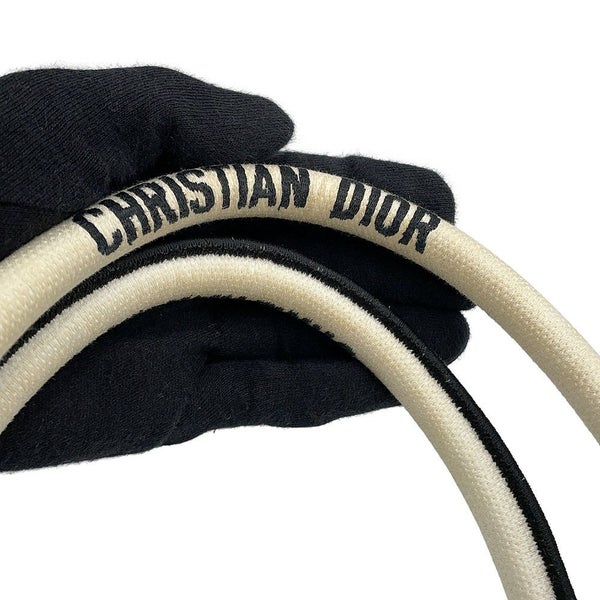 クリスチャン・ディオール トートバッグ ブックトート ニキ・ド・サンファル ミディアム Christian Dior 白